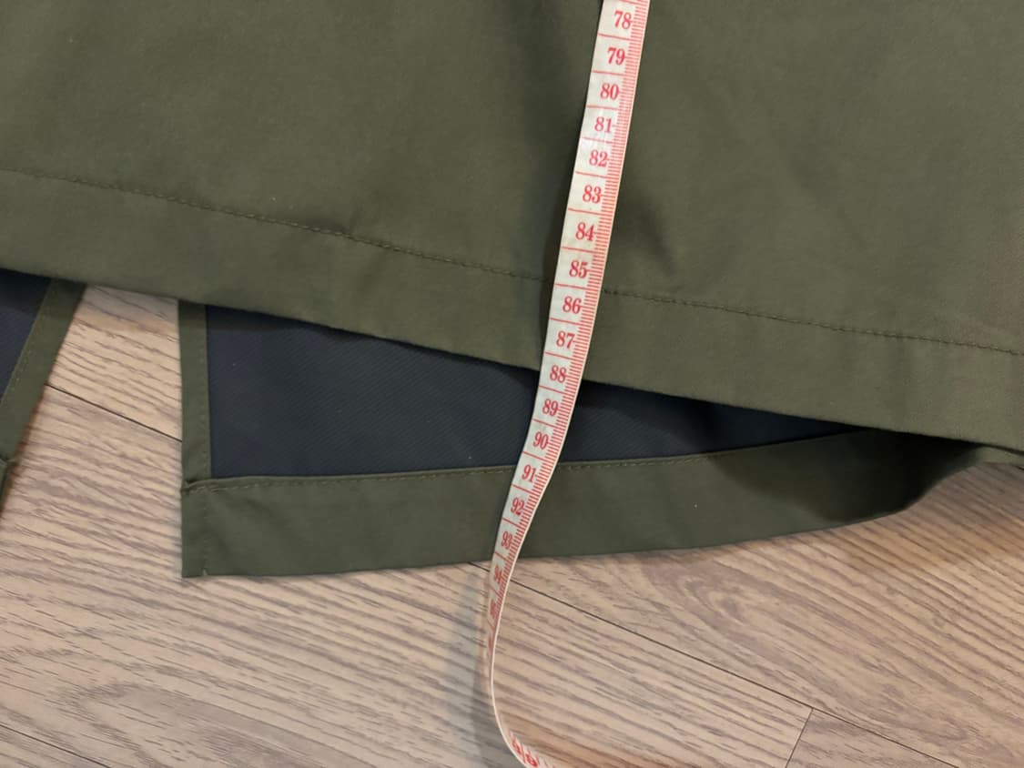 상태최상 유니클로 오버핏 블럭테크 피쉬테일 야상 웨더코트 여L 남m 상품이미지9