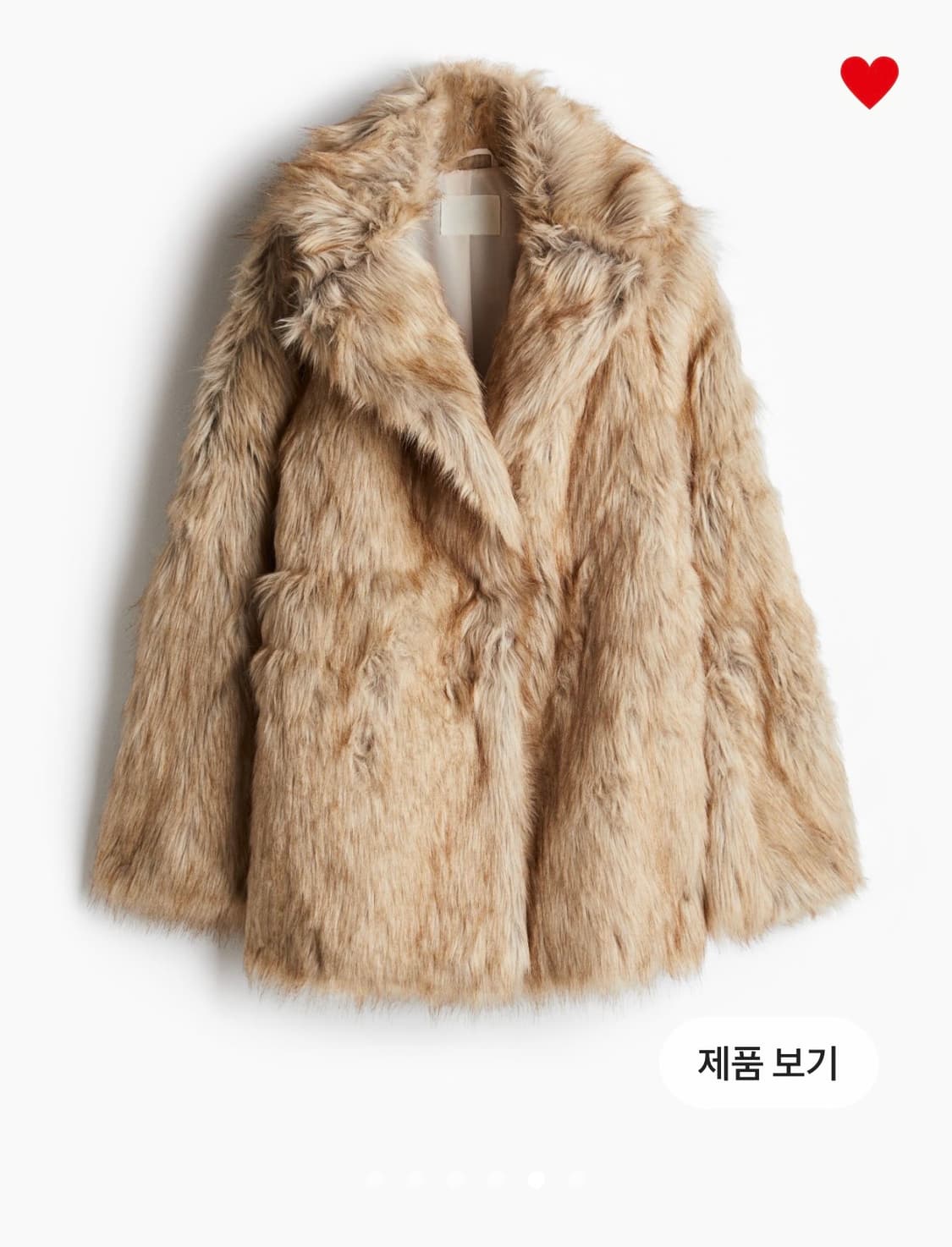 H&m 퍼자켓 m 상품이미지1