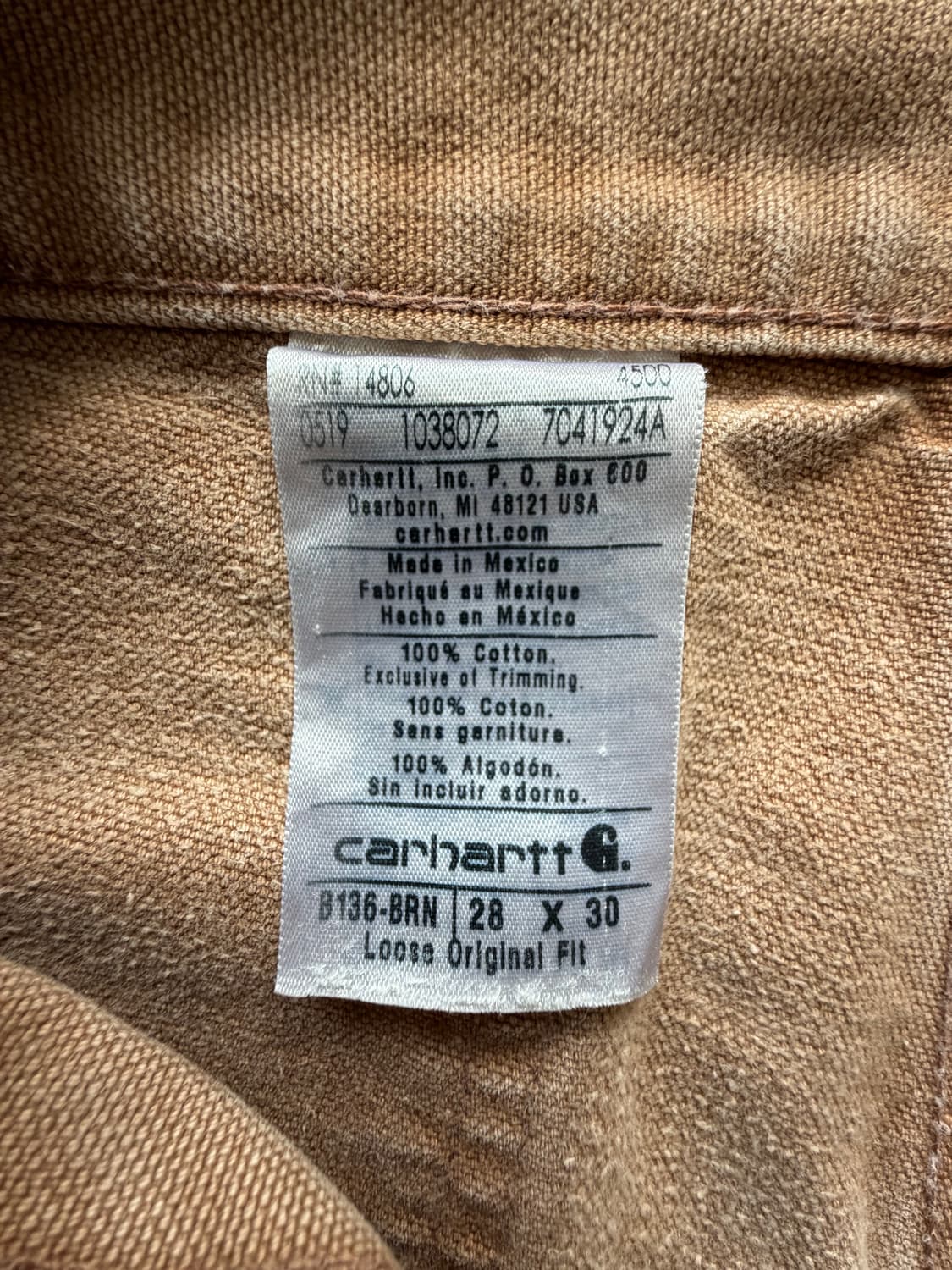 Carhartt double knee pants 상품이미지6