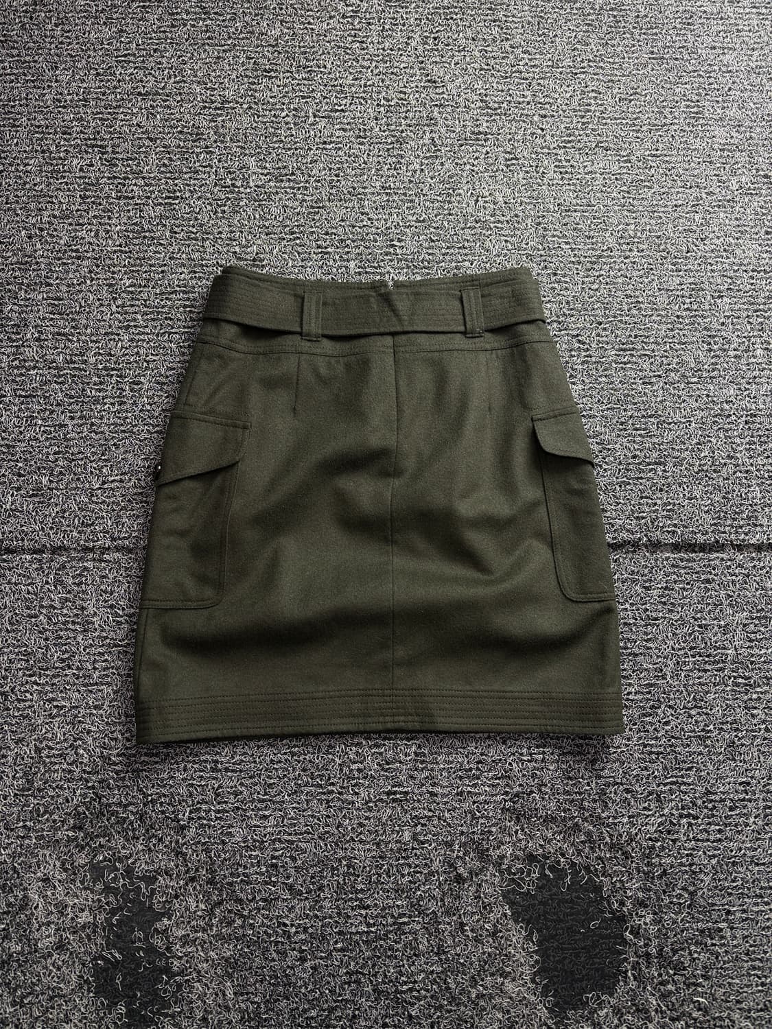 버버리 벨티드 y2K 사이드 포켓 스커트 3372 상품이미지4