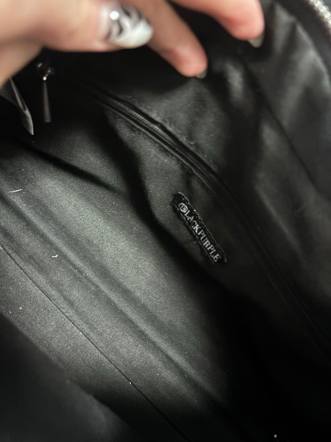 블랙 퍼플 포트리스 백 블랙 숄더백 상품이미지6