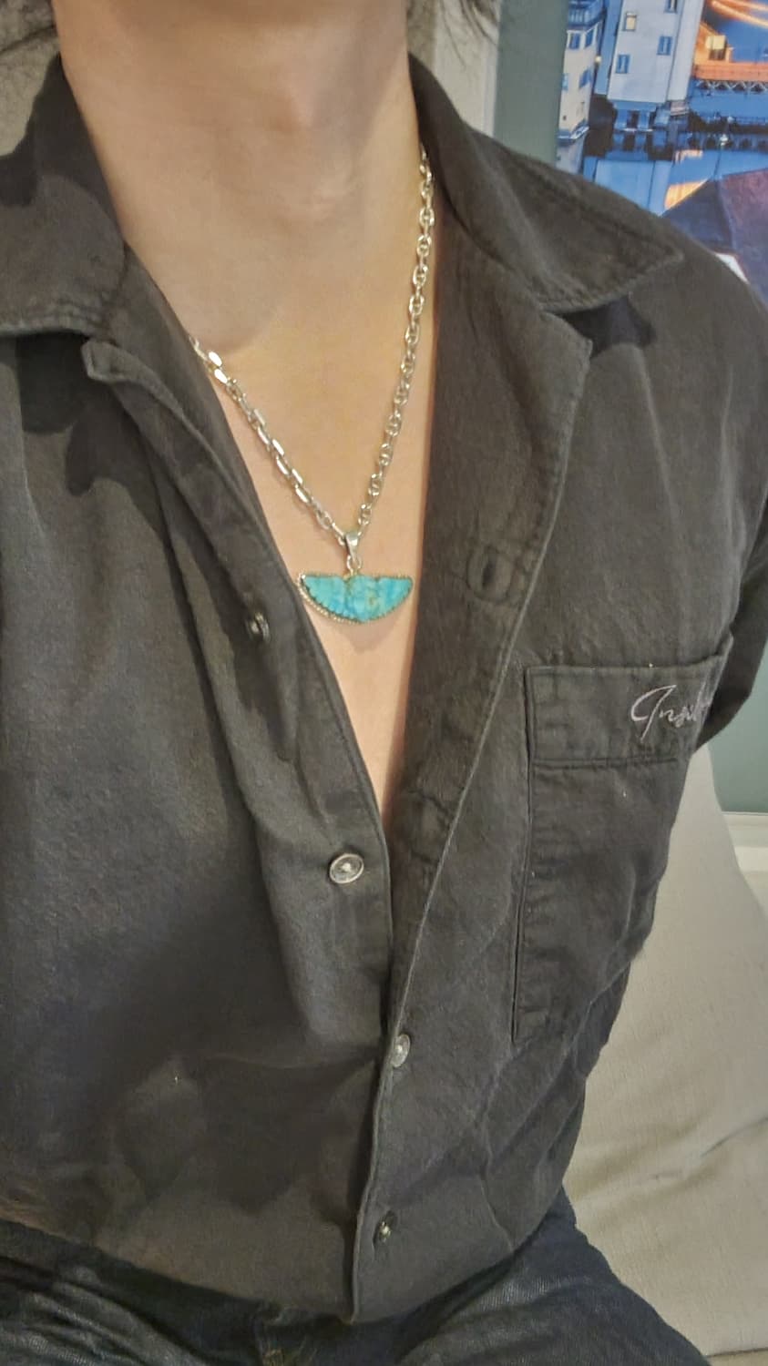 천사 터키석 실버 펜던트 나바호 웨스턴 네이티브아메리칸주얼리 인디언주얼리 상품이미지6