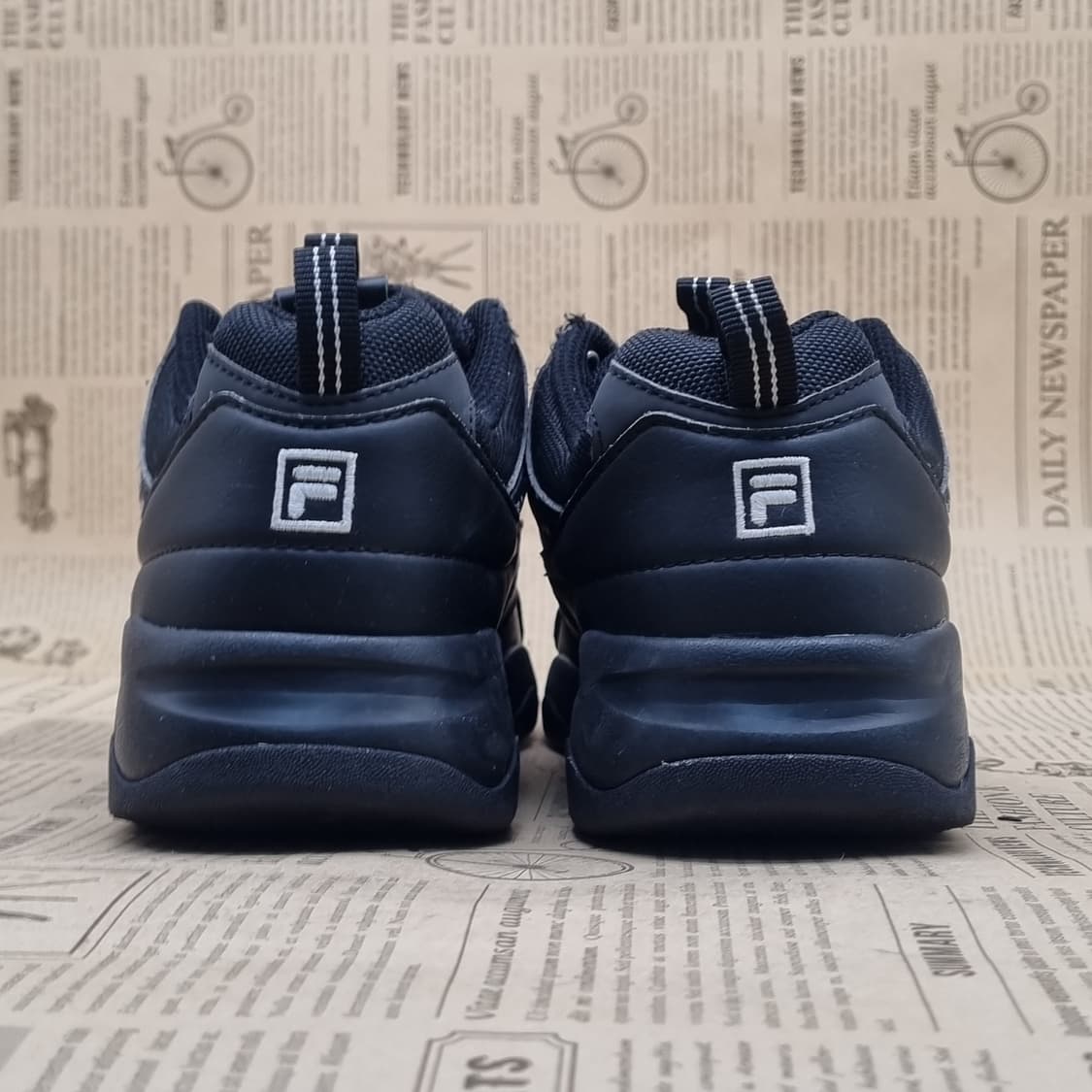 휠라 레이 올블랙 운동화235 상품이미지4