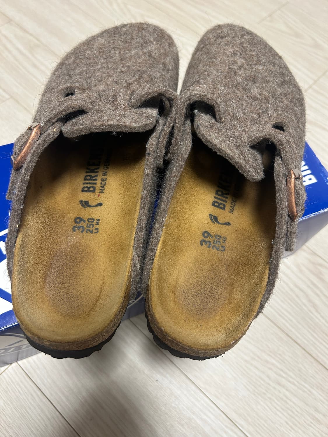 버켄스탁 보스턴 울 카카오 39 상품이미지4