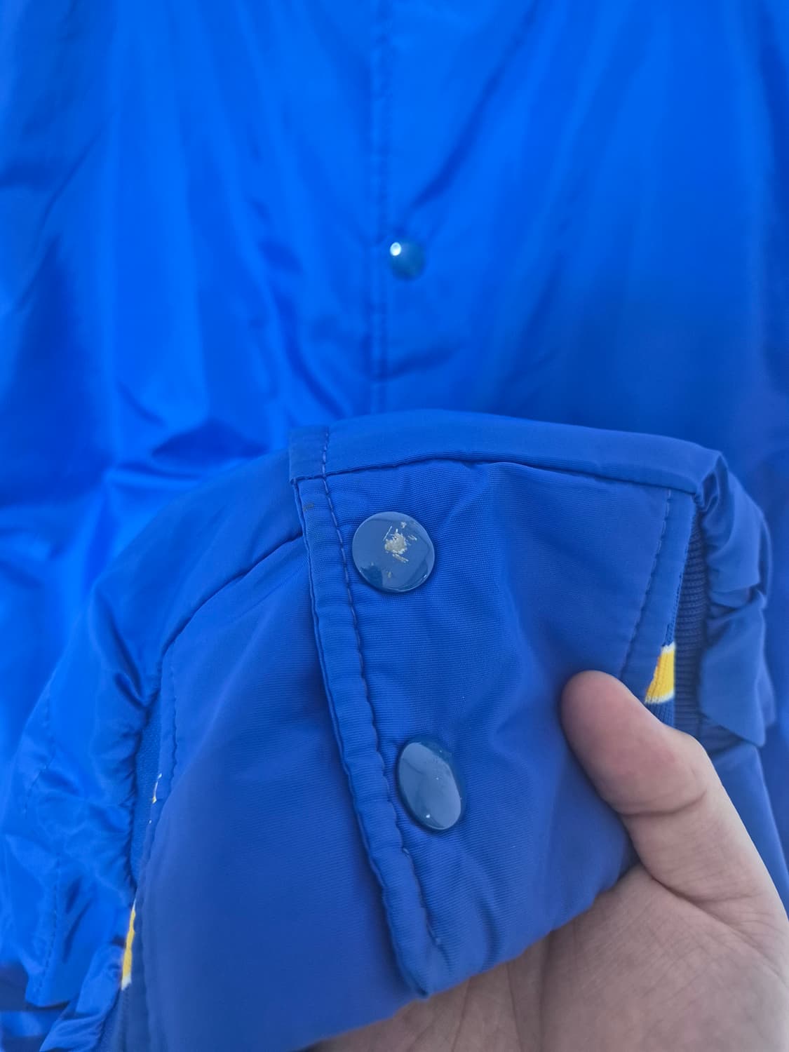 80s 빈티지 pla-jac 새틴 바시티 자켓 USA made (L) 상품이미지5