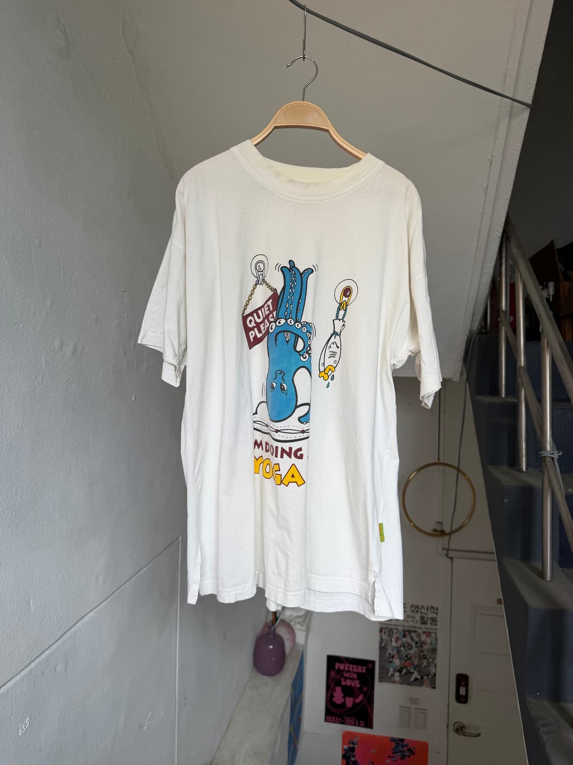 YOGA 문어ㅋ 90's 빈티지 티셔츠 상품이미지1