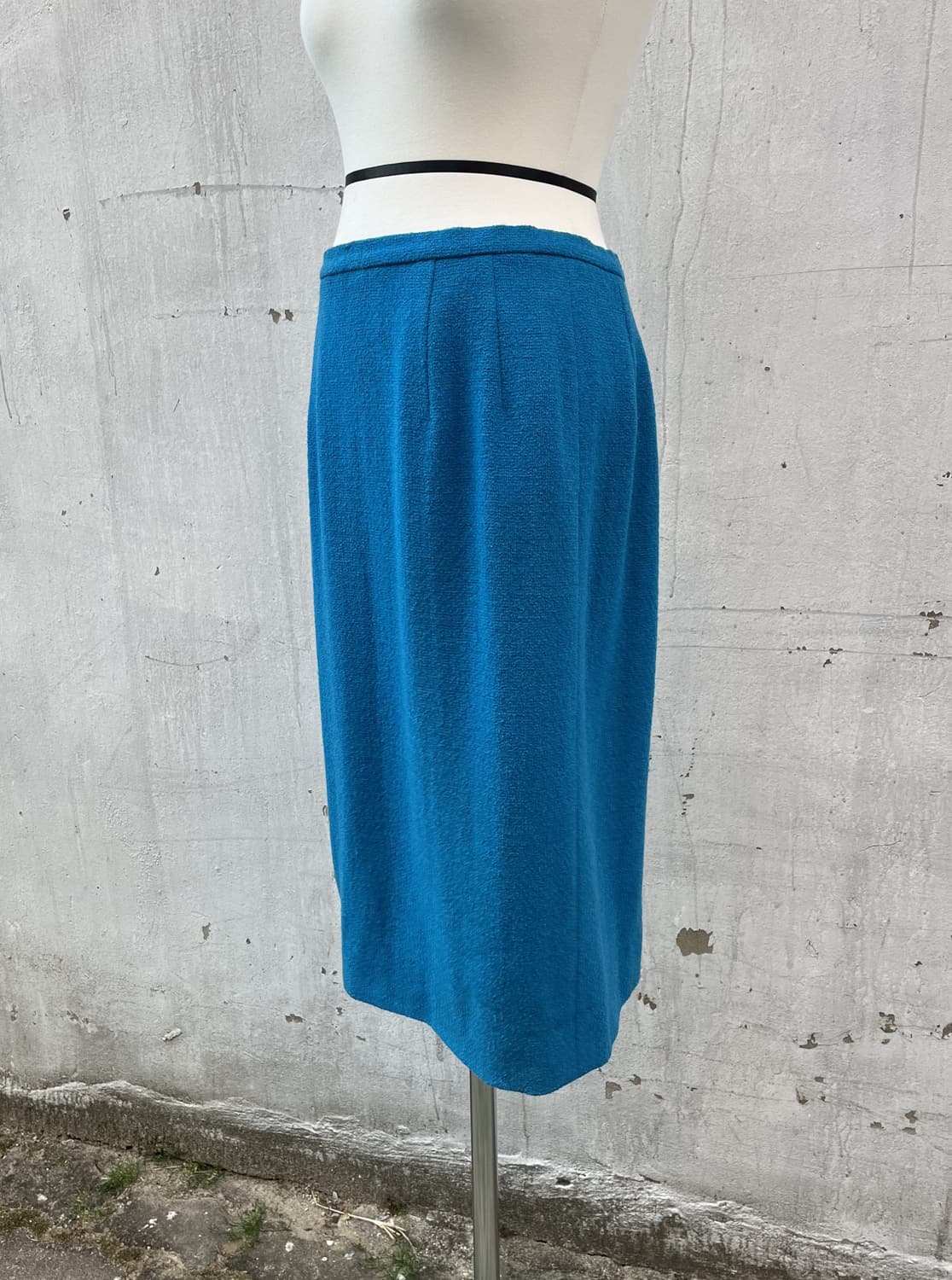 Vintage 부클 블루컬러 스커트  상품이미지6