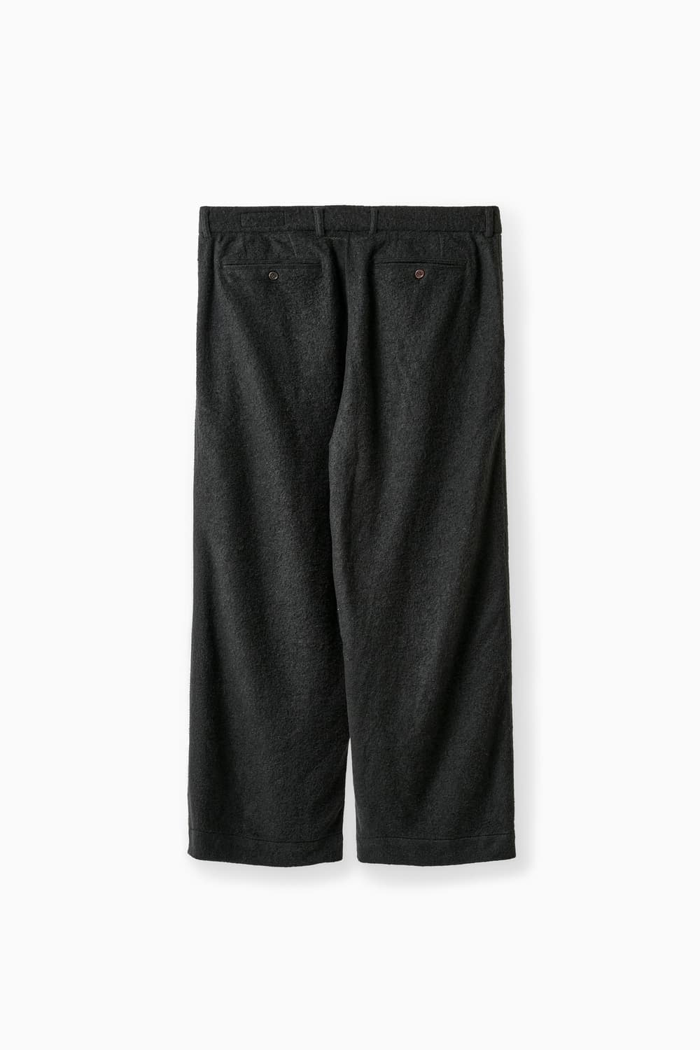 이얼즈어고 959 헤어리 원 턱 와이드 팬츠 2 m 사이즈 상품이미지5