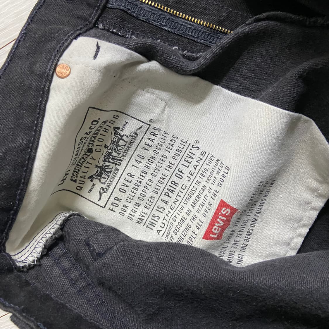 [34X32] 1995 리바이스 550 데님팬츠 USA 상품이미지8
