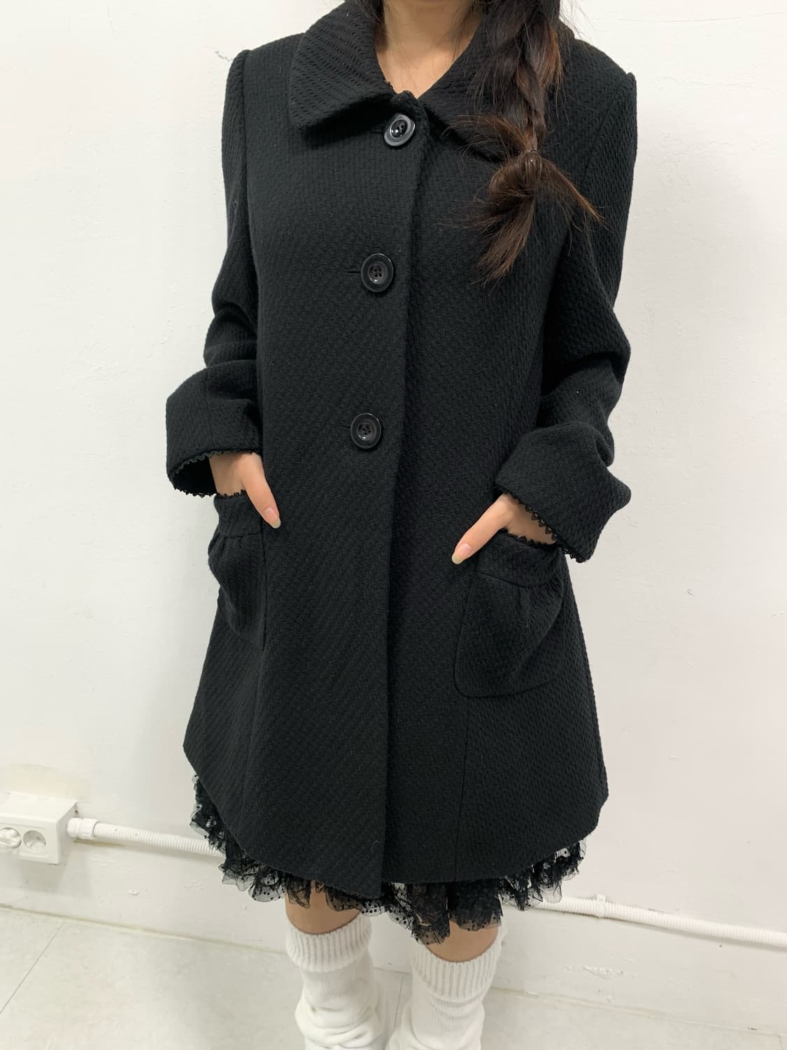 [AXES FEMME] 엑시즈팜 도쿄 걸 레이스 코트 상품이미지3