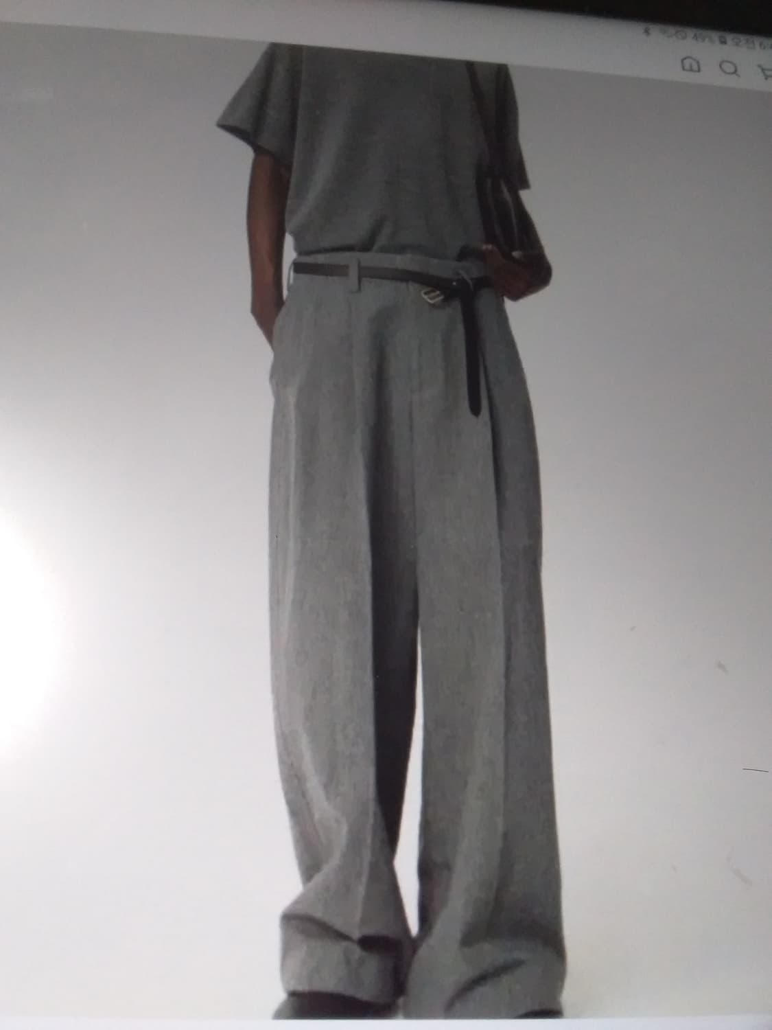 렉토 퀸시 벨티드팬츠S 삽니다 상품이미지1