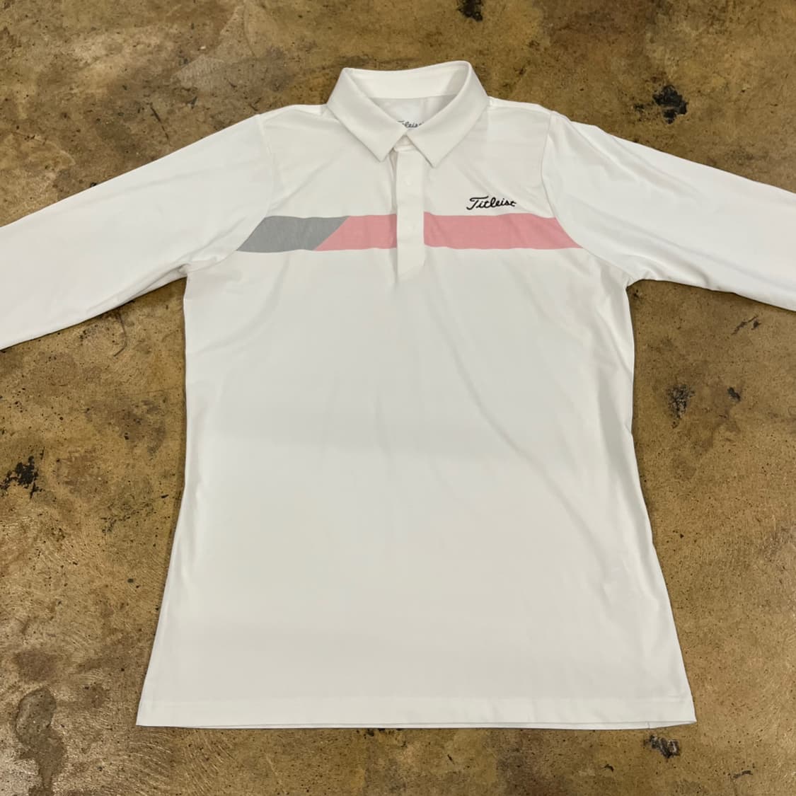 [정품/L] 타이틀리스트 화이트 긴팔 골프웨어 b19 상품이미지3