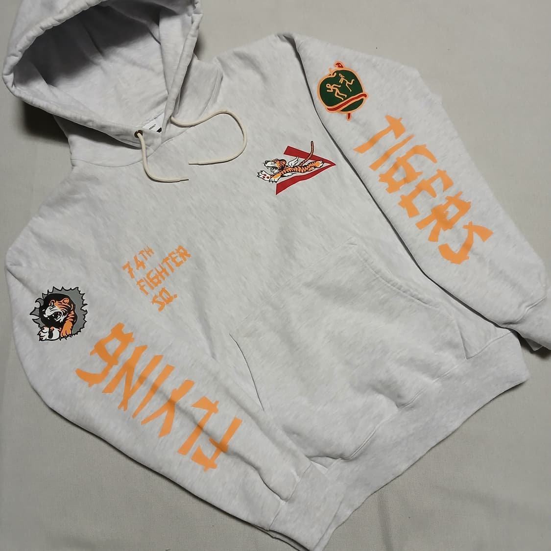 아웃스탠딩 원단 튼튼 호랑이 플라잉타이거 후드티 후디 상품이미지2