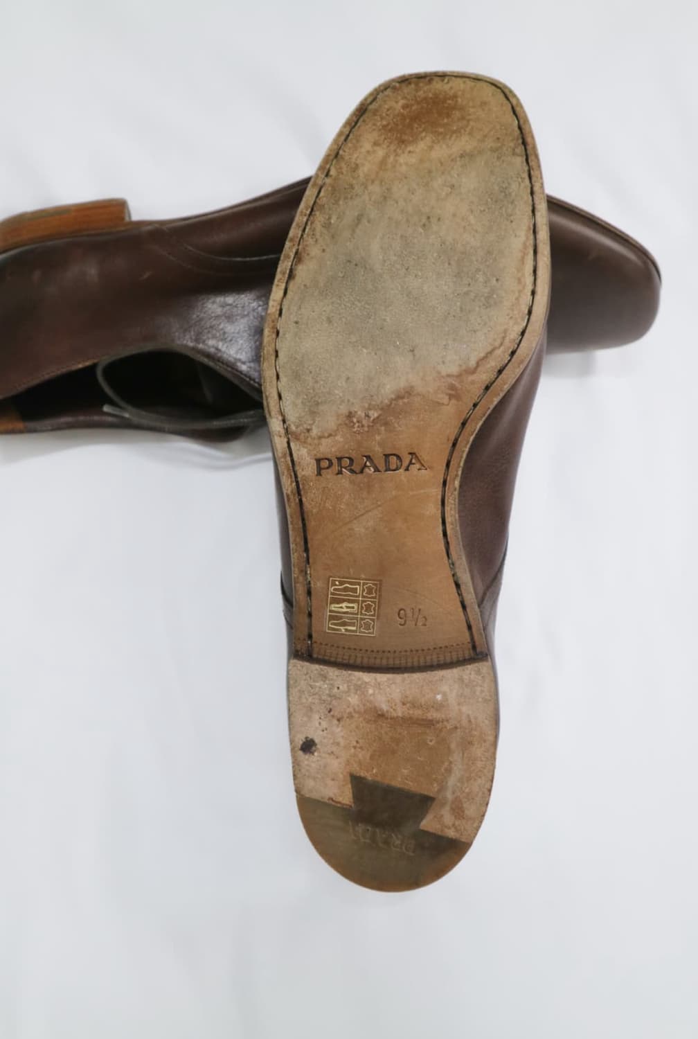 프라다 브라운 더비슈즈 상품이미지4