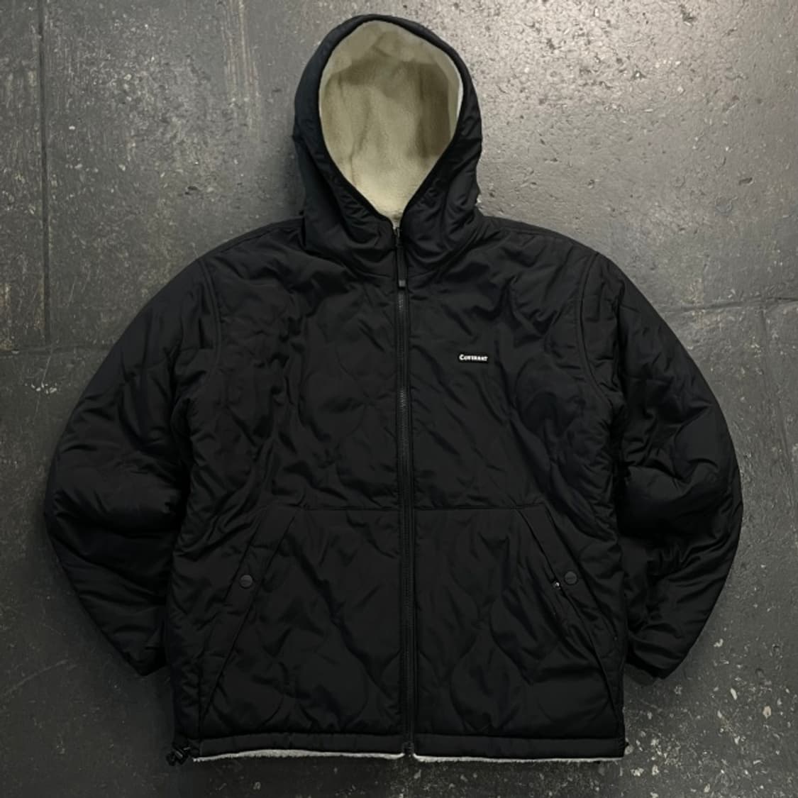 100 커버낫 리버시블 후리스 점퍼 상품이미지1