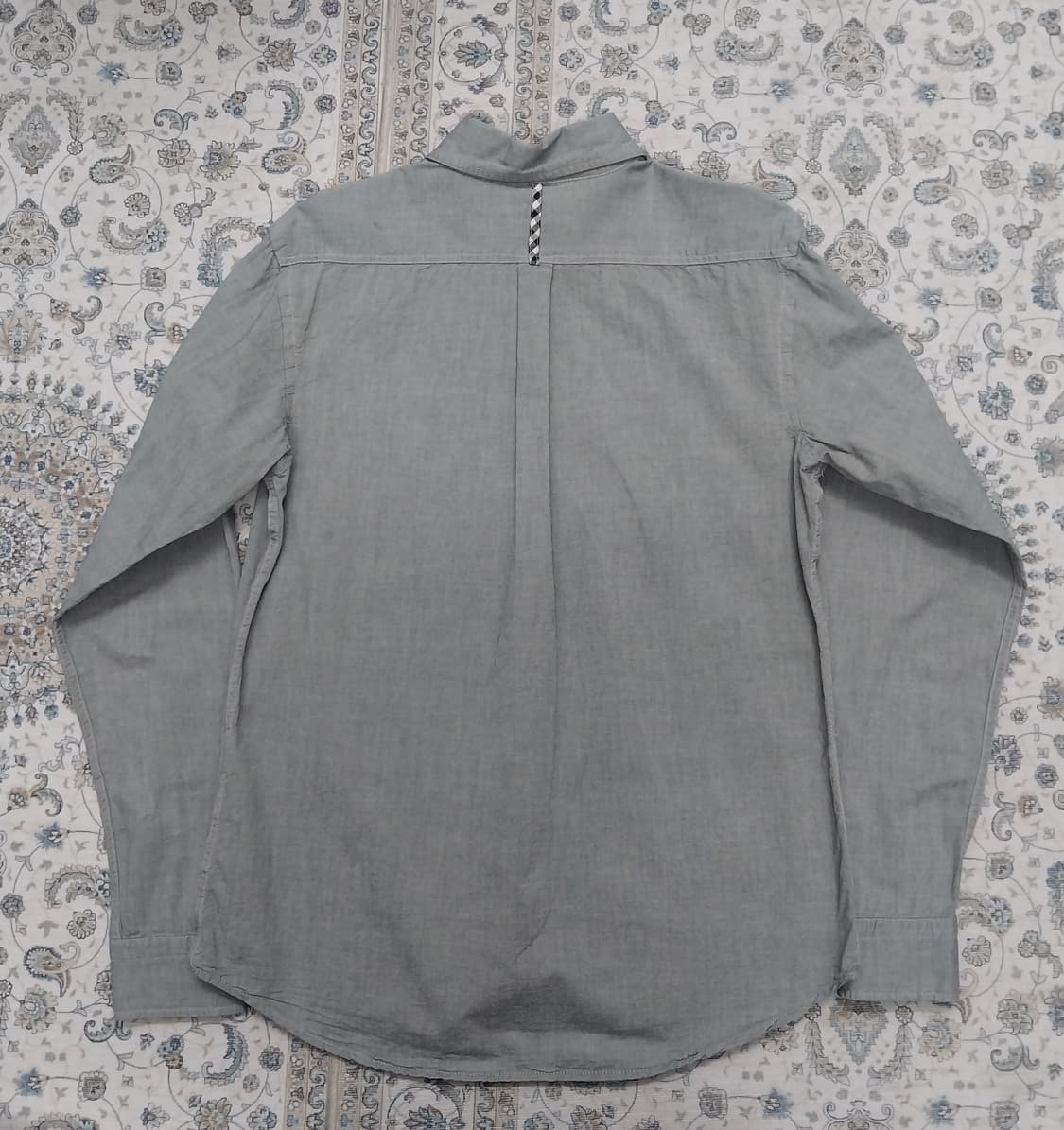 AVIREX 그레이 포켓 자수 셔츠 L 상품이미지2