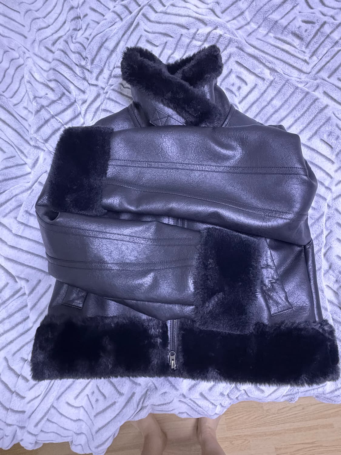 보헤미안 서울 숏 뮤스탕 블랙 상품이미지4