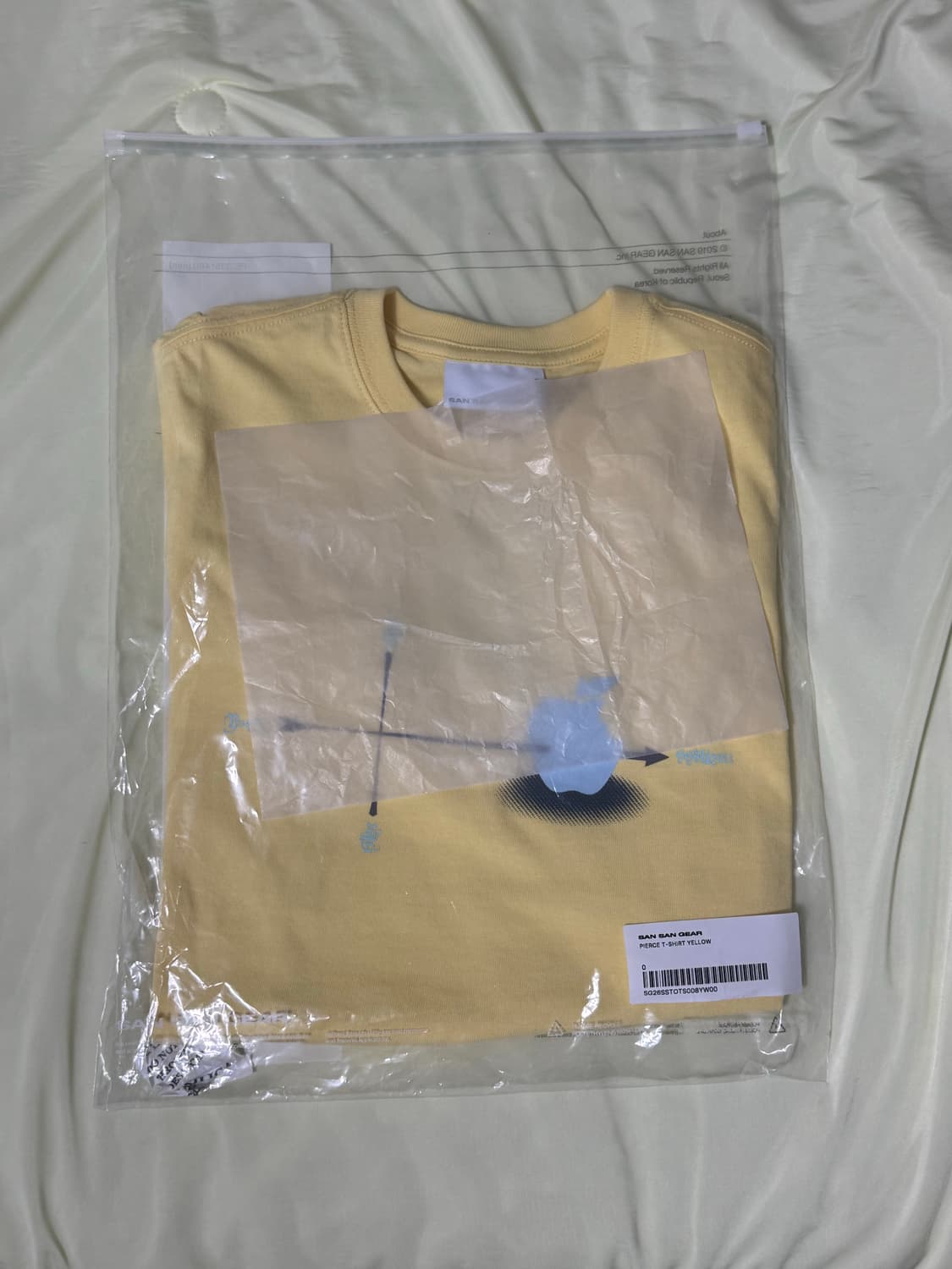 (새상품) sansangear PIERCE T-SHIRT_0 상품이미지3