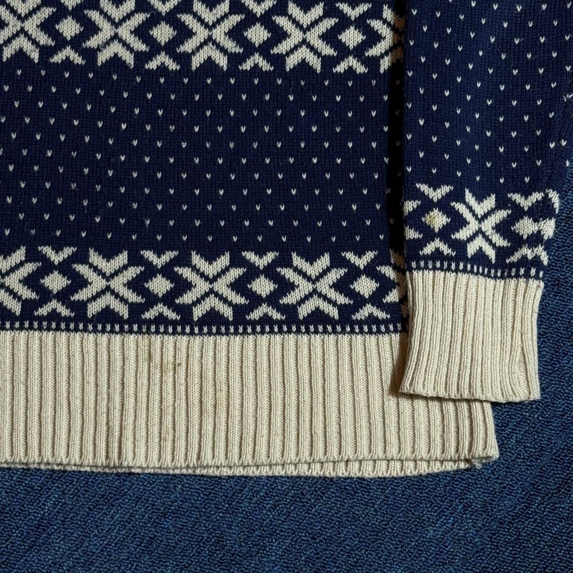 빈티지 노르딕 니트 스웨터 상품이미지3