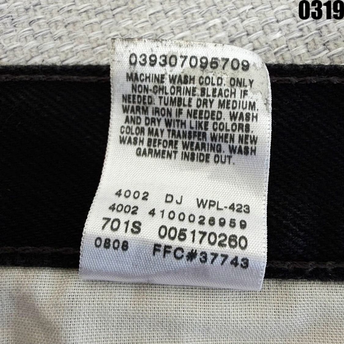 Levi’s 517 부츠컷 데님 팬츠 31 0319  상품이미지10