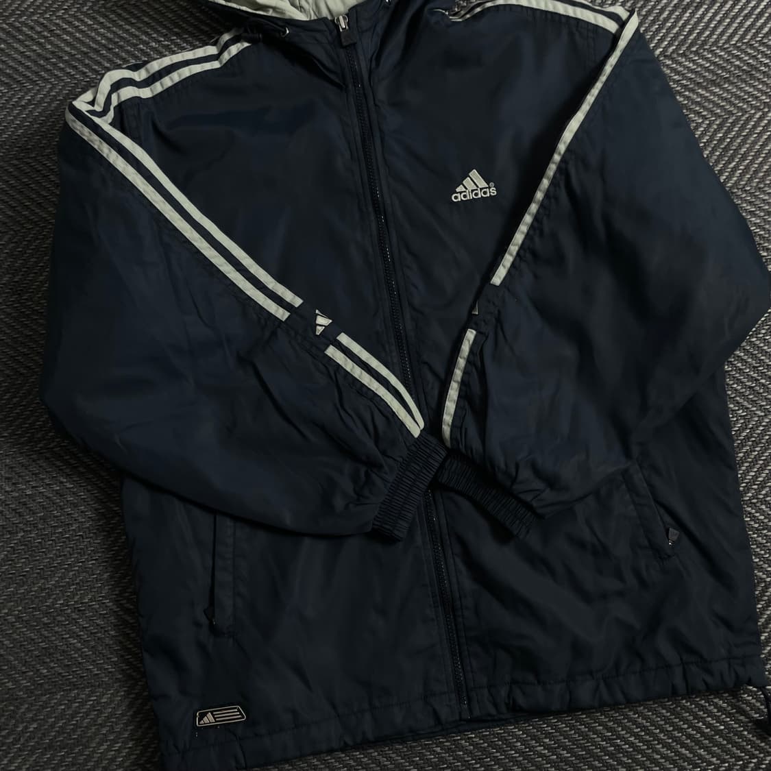 90s 아디다스 올드스쿨 누빔 트랙 점퍼 y 3888 상품이미지5