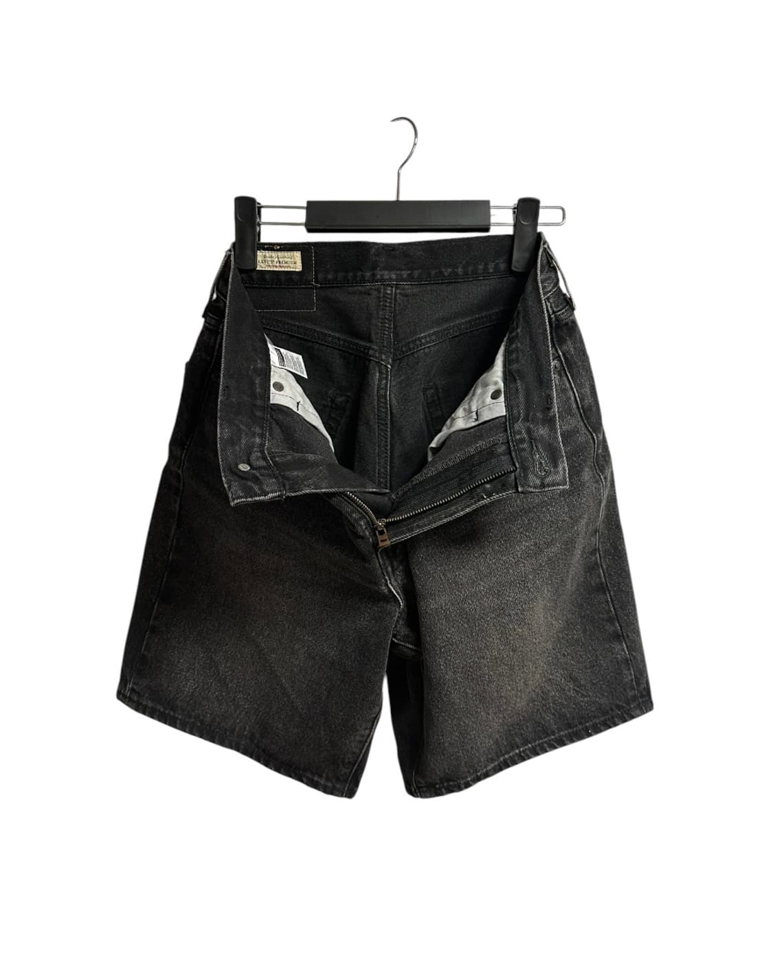 리바이스 468 블랙 워싱 데님쇼츠 28 size 상품이미지6
