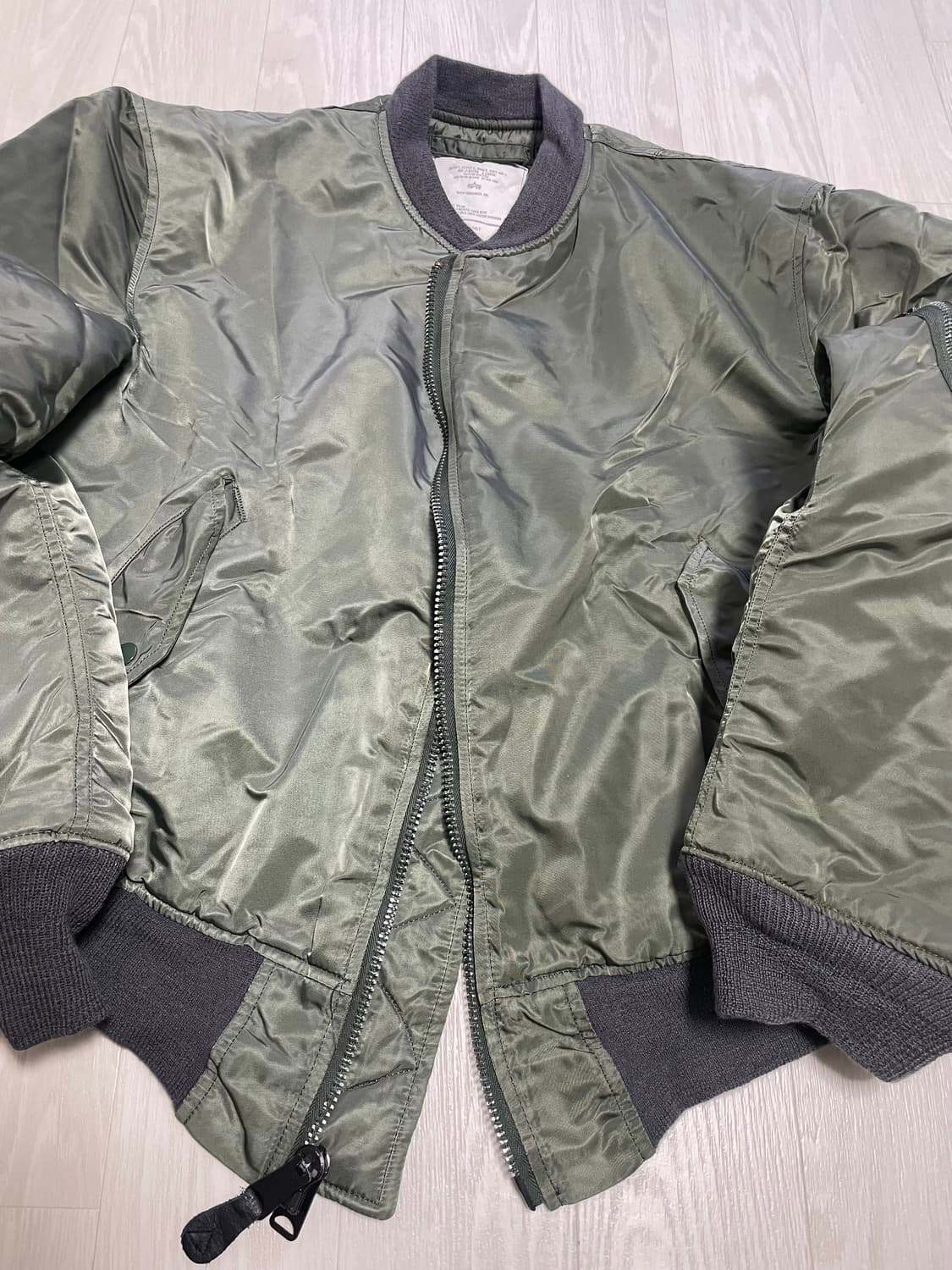 알파인더스트리 ma-1 XL 건담 컬러 100-105 빈티지 상품이미지3