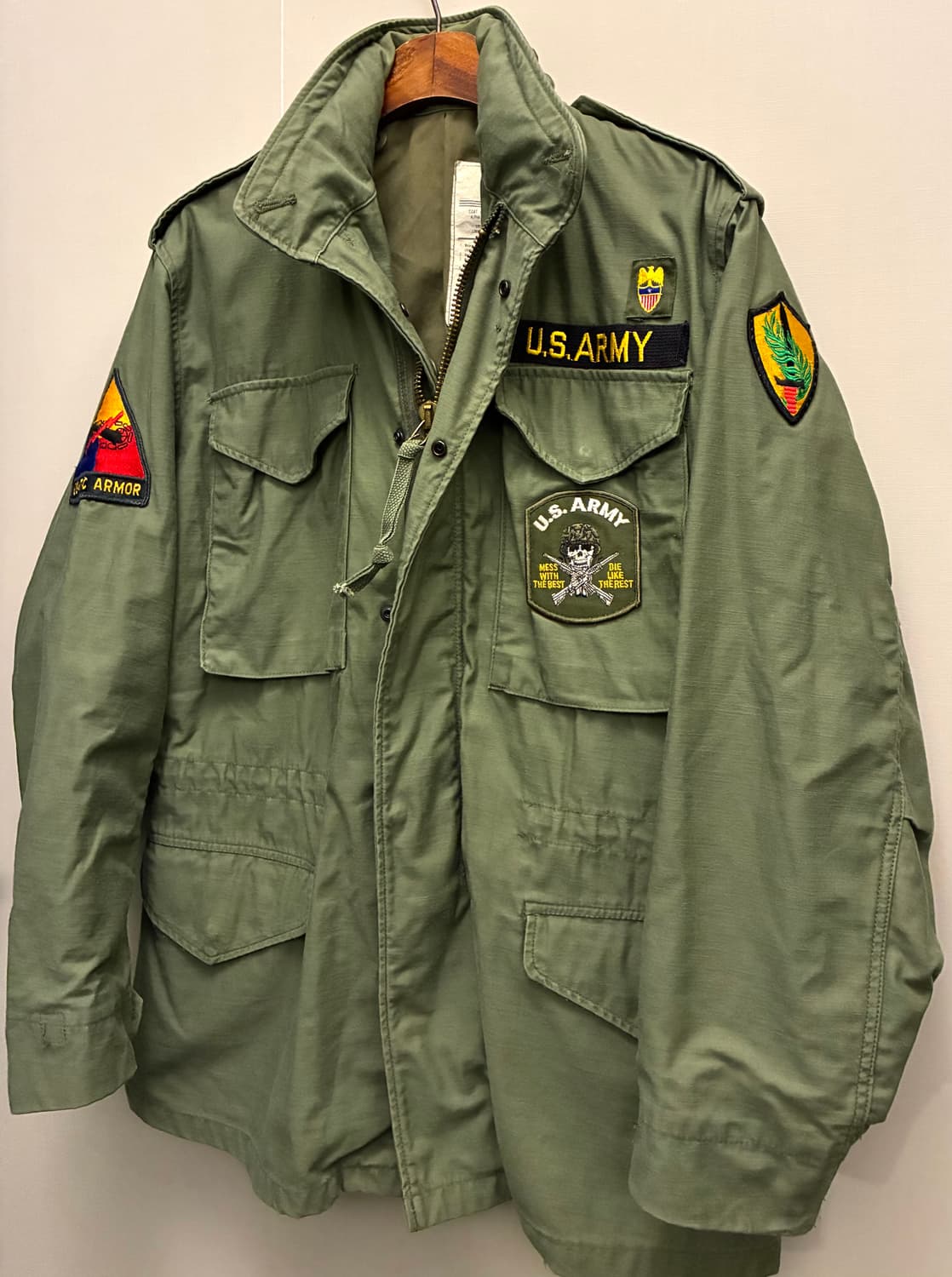 (S/R)80s USA ALPHA 알파인더스트리 민수용 m65 필드자켓 상품이미지3