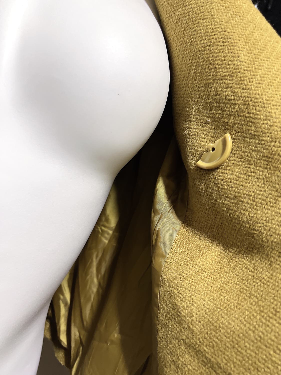 라떼갸루 로맨틱 로걀 올리브 브라운 더블버튼 울 숏코트 자켓 너드 핀터 상품이미지9