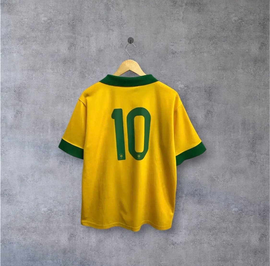 브라질 축구 카라 유니폼 L 상품이미지4