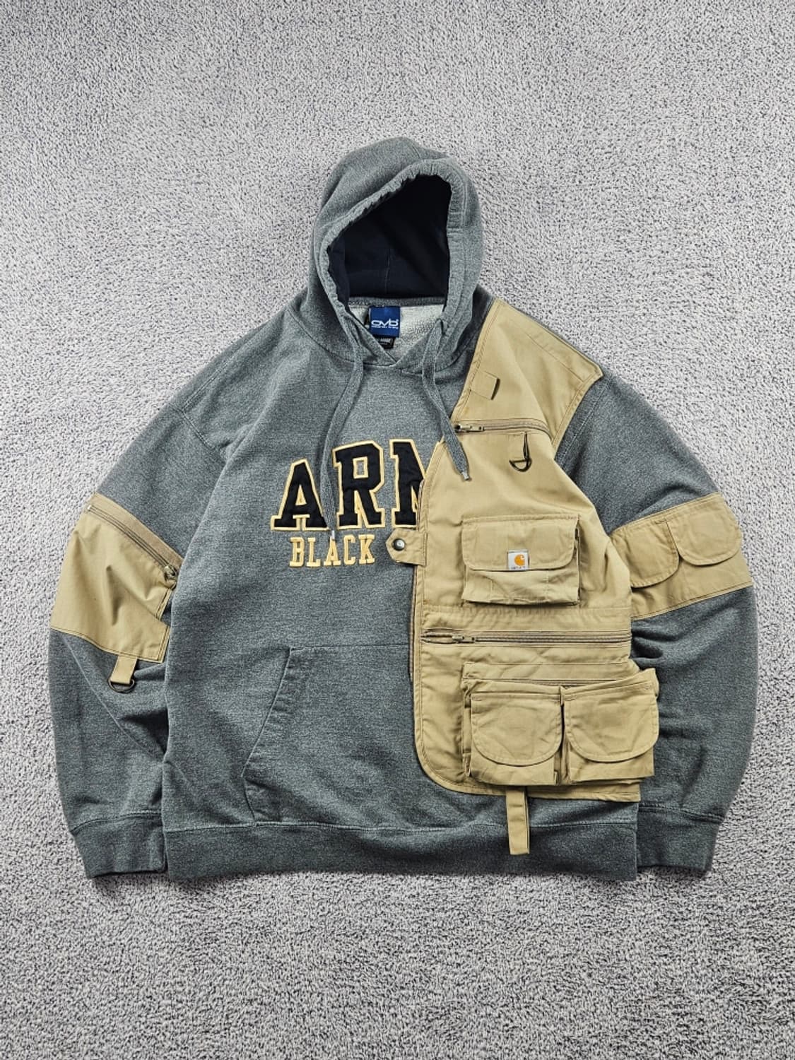 칼하트 X ARMY 워크베스트 커스텀 후드티셔츠 ( L추정 )/11189 상품이미지1