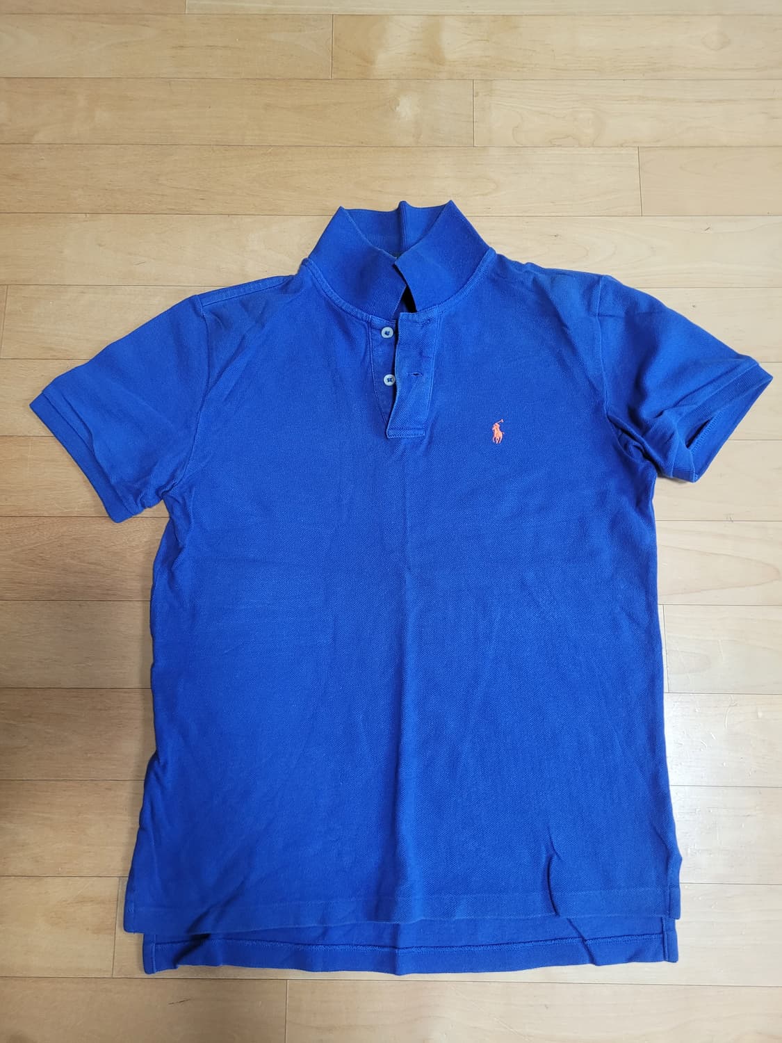 정품 폴로 랄프로렌 블루 반팔 카라티 상품이미지1