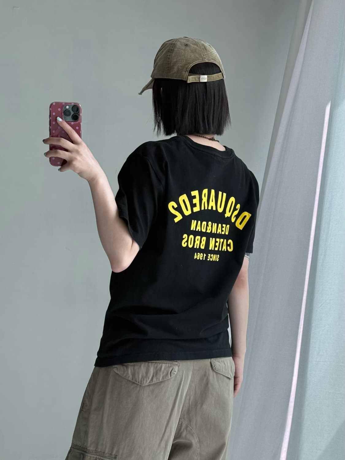 디스퀘어드2 블랙 반팔티 상품이미지2
