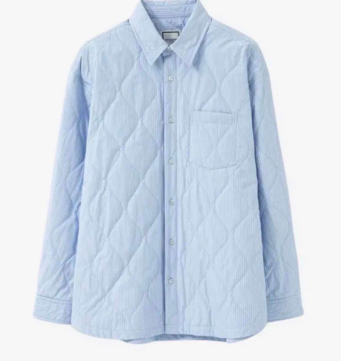 [새상품] 우영미 스트라이프 퀼티드 셔츠 48 상품이미지1