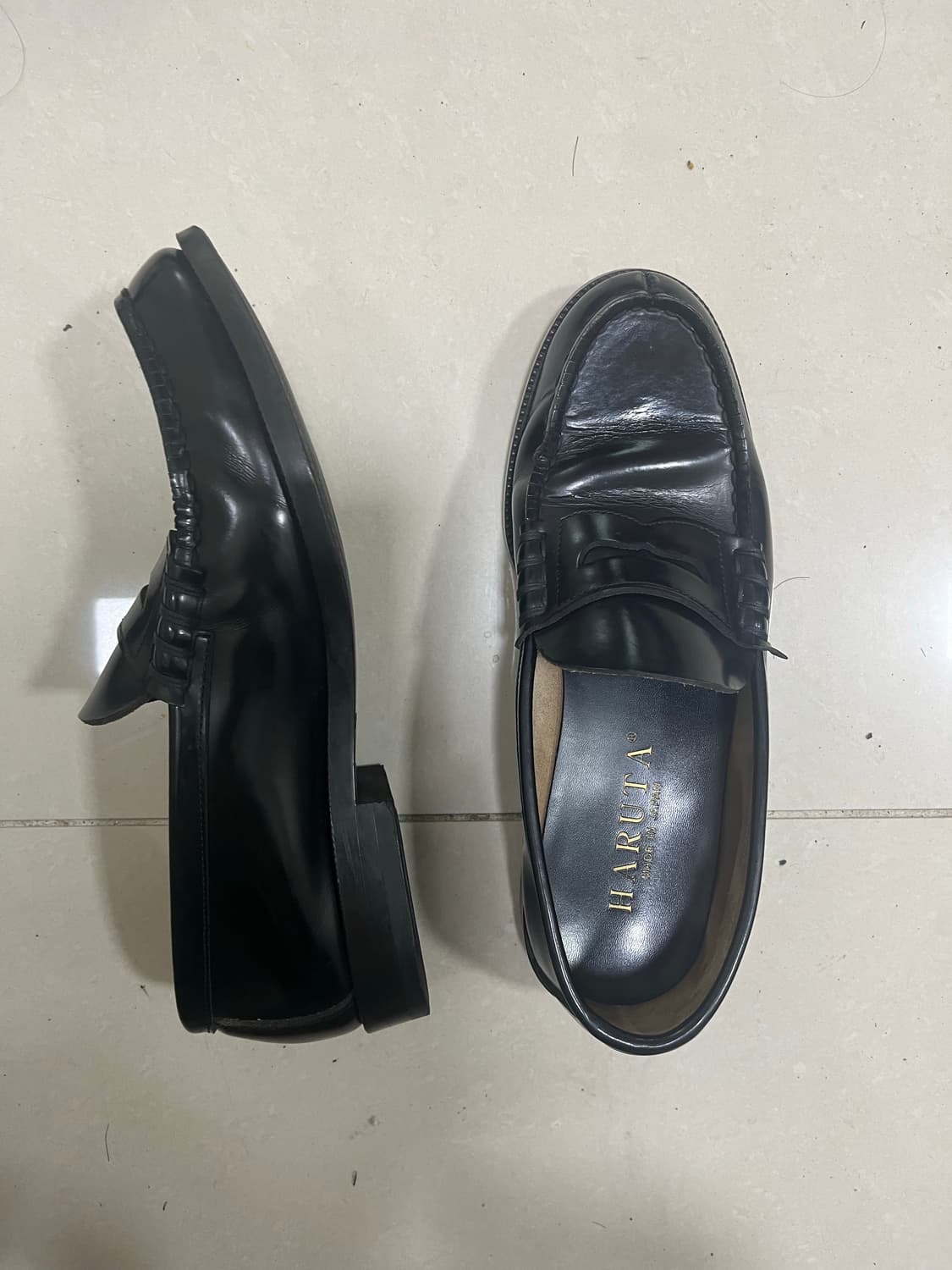 Haruta Penny Loafers Black - Made in Jap 상품이미지4