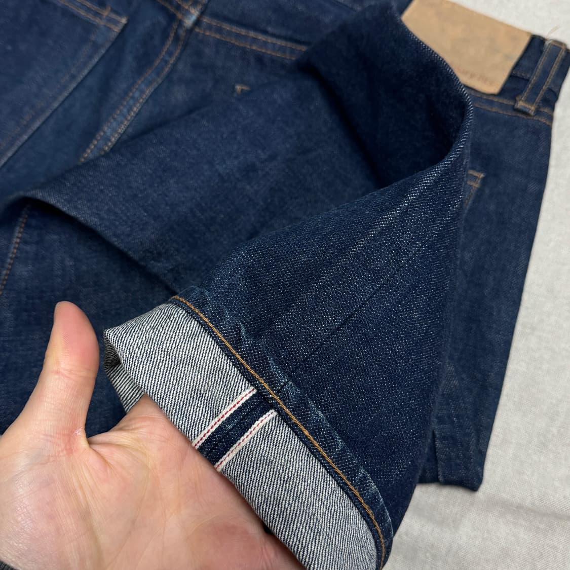 오디너리핏츠 5P 앵클 셀비지 데님팬츠 32 상품이미지8