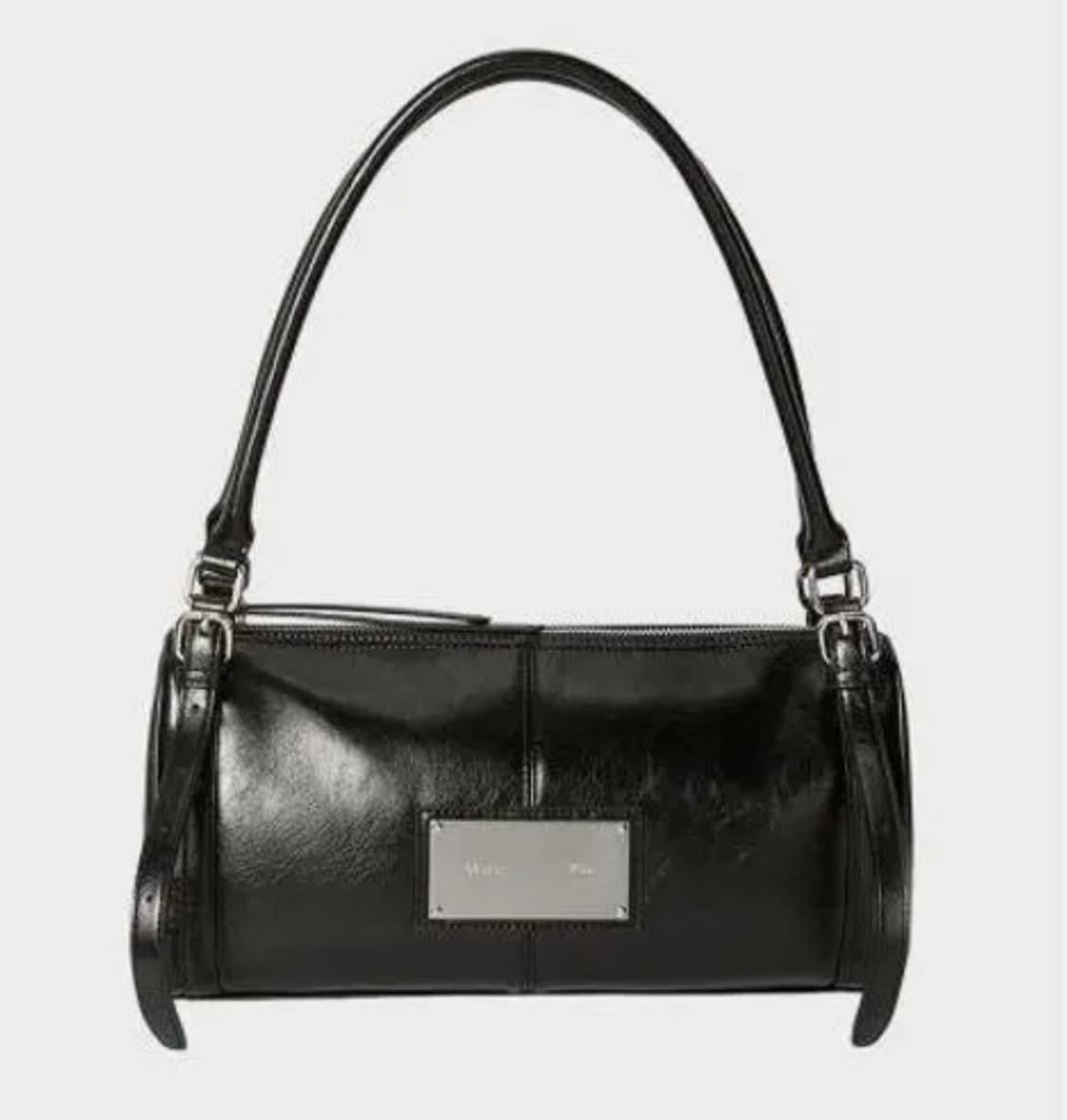 마뗑킴 버클 스트랩 숄더백 블랙 상품이미지1