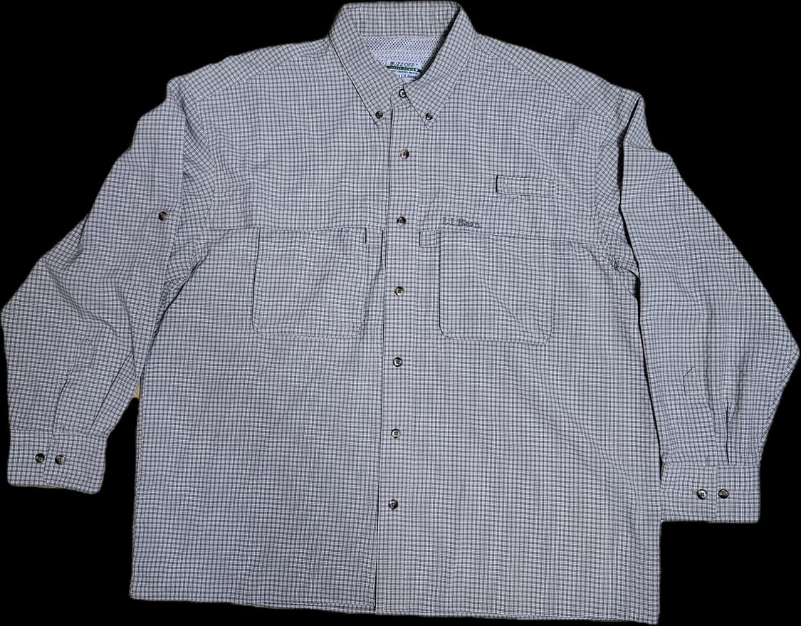 엘엘빈(L.L.Bean) 버즈오프 아웃도어 체크 셔츠 L (가슴 63) 상품이미지1