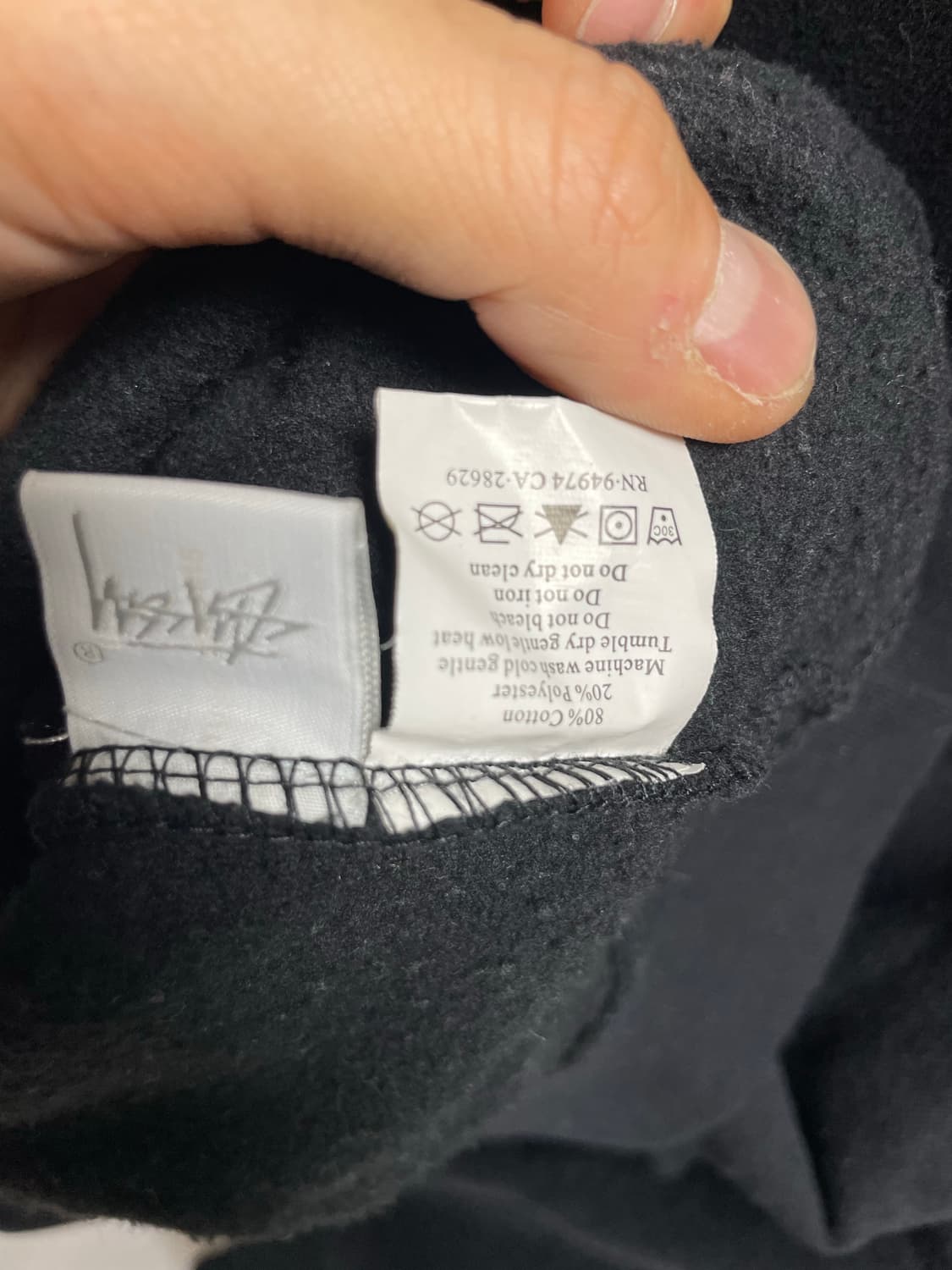 스투시 기모 후드티 상품이미지4