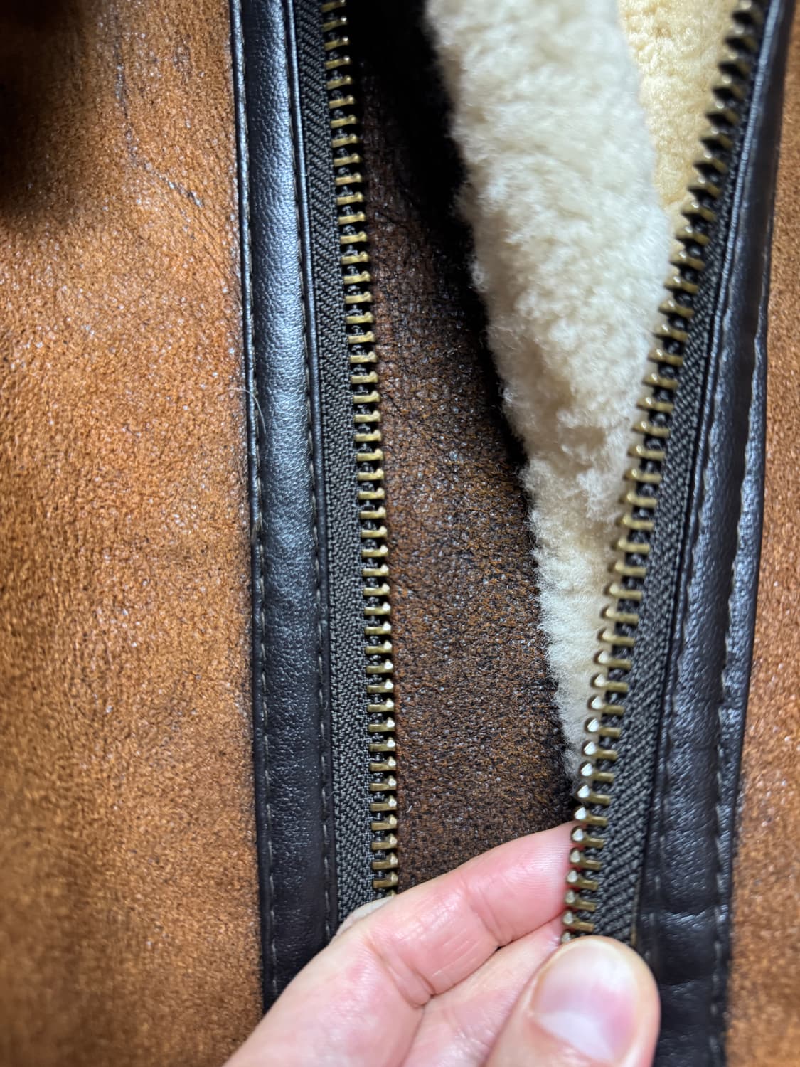 TYPE B-3 항공 무스탕 점퍼 상품이미지3