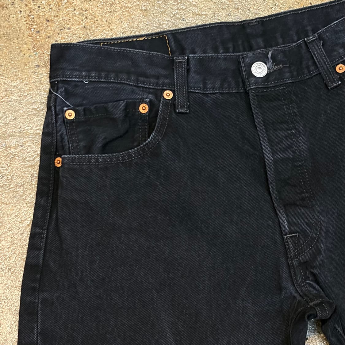 00s 미국 빈티지 리바이스 501 블랙진 청바지 상품이미지3