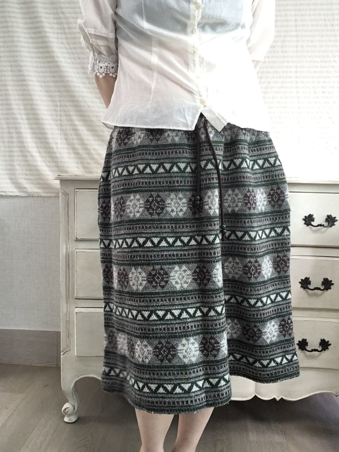 jpn vintage deep green bohemian medium s 상품이미지3