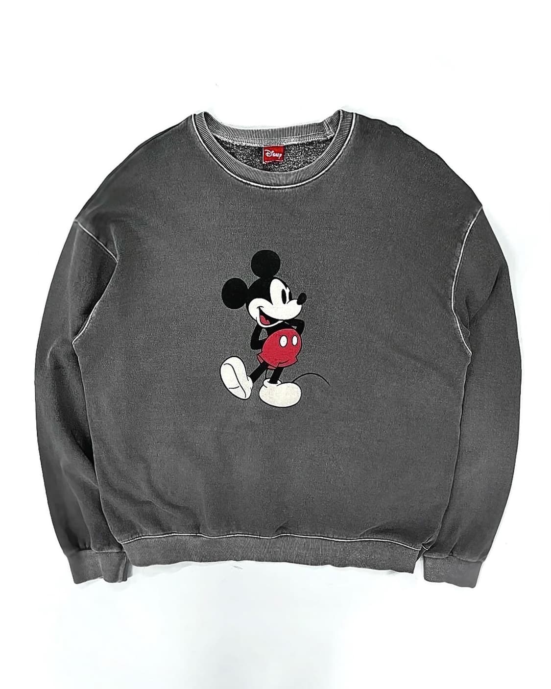 디즈니 미키마우스 빈티지 피그먼트 워싱 스웻셔츠 맨투맨 상품이미지3