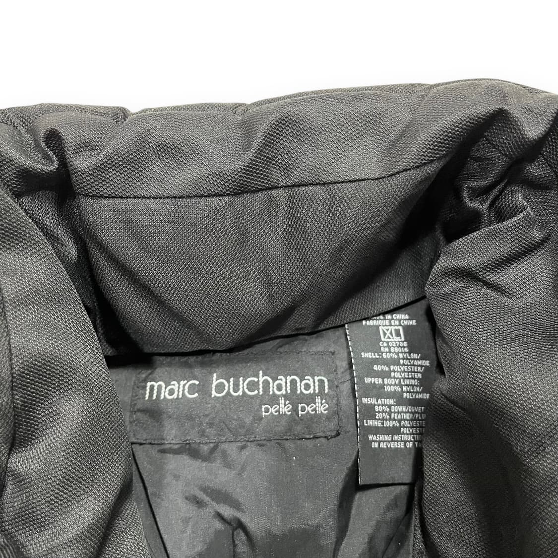 펠레펠레 90s 다크 하드쉘 나일론 다운 패딩 점퍼 상품이미지6