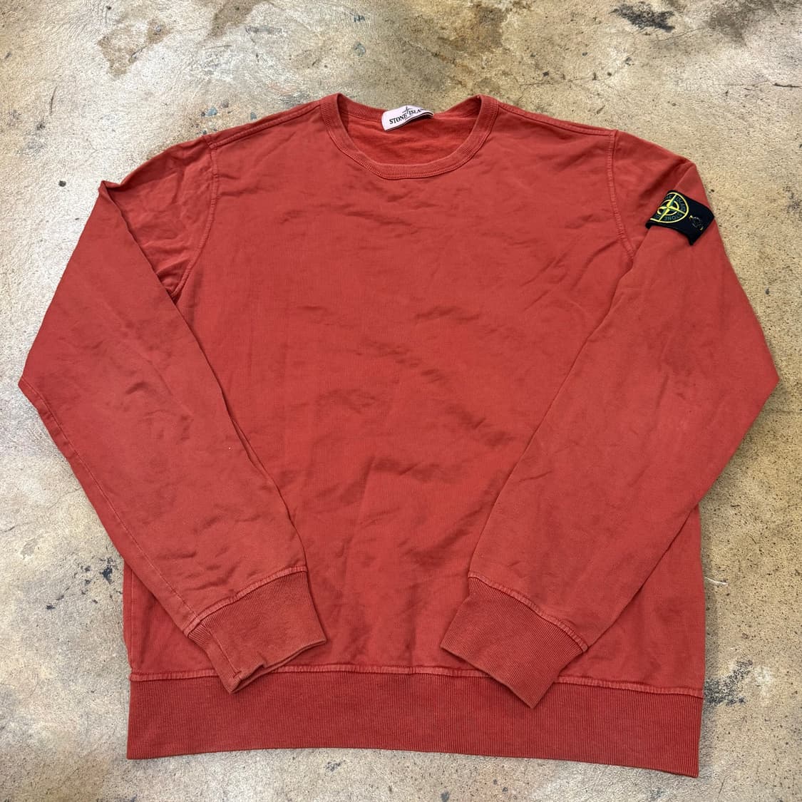 [정품/XL] 스톤아일랜드 맨투맨 레드 b15 상품이미지2