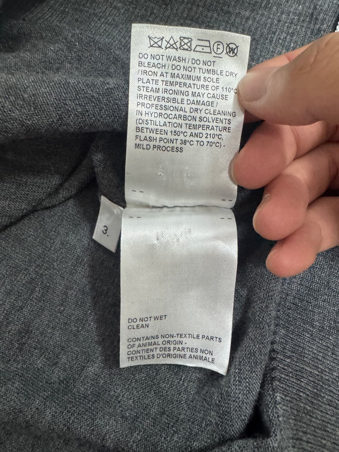 톰브라운 24년식 메리노 울 니트 3사이즈 상품이미지4