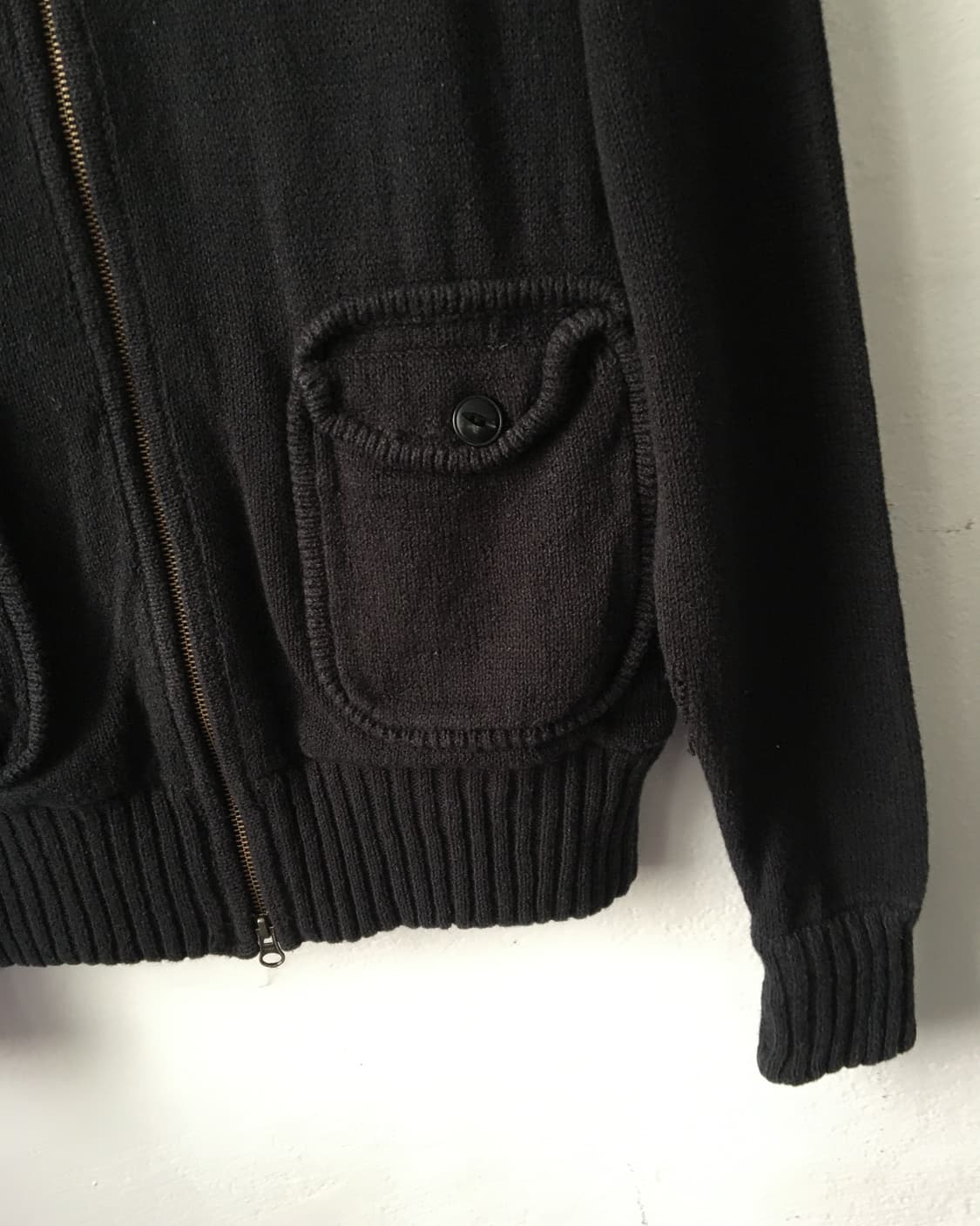 Multi pocket knit zip up 상품이미지5