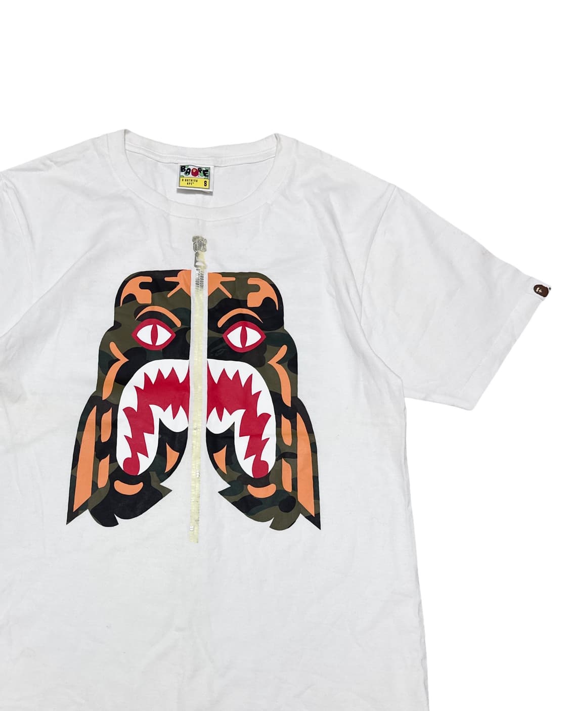 BAPE 베이프 카모 흰색 반팔티 상품이미지2