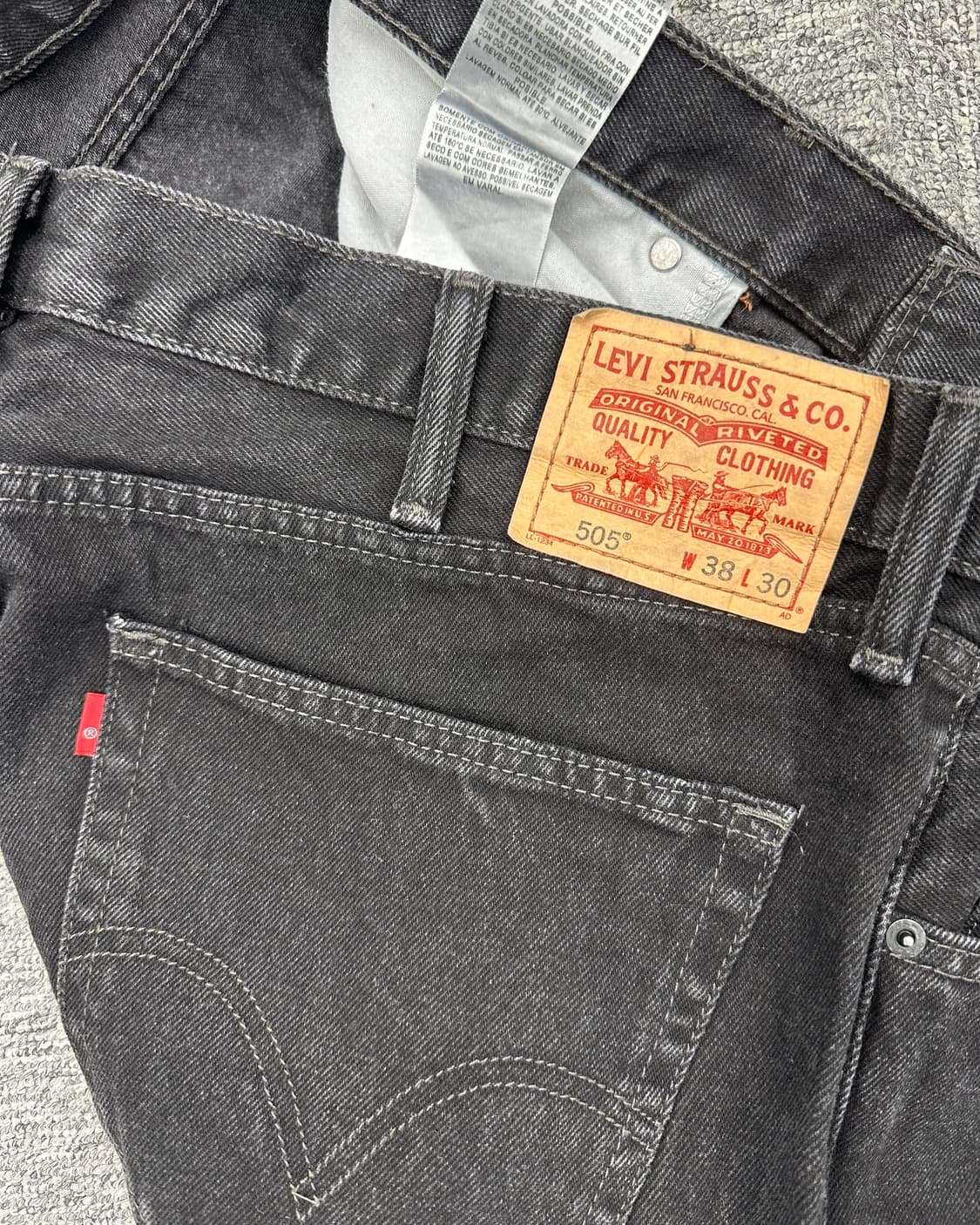 (허단50)00'S 리바이스 505 블랙-M1884 상품이미지1