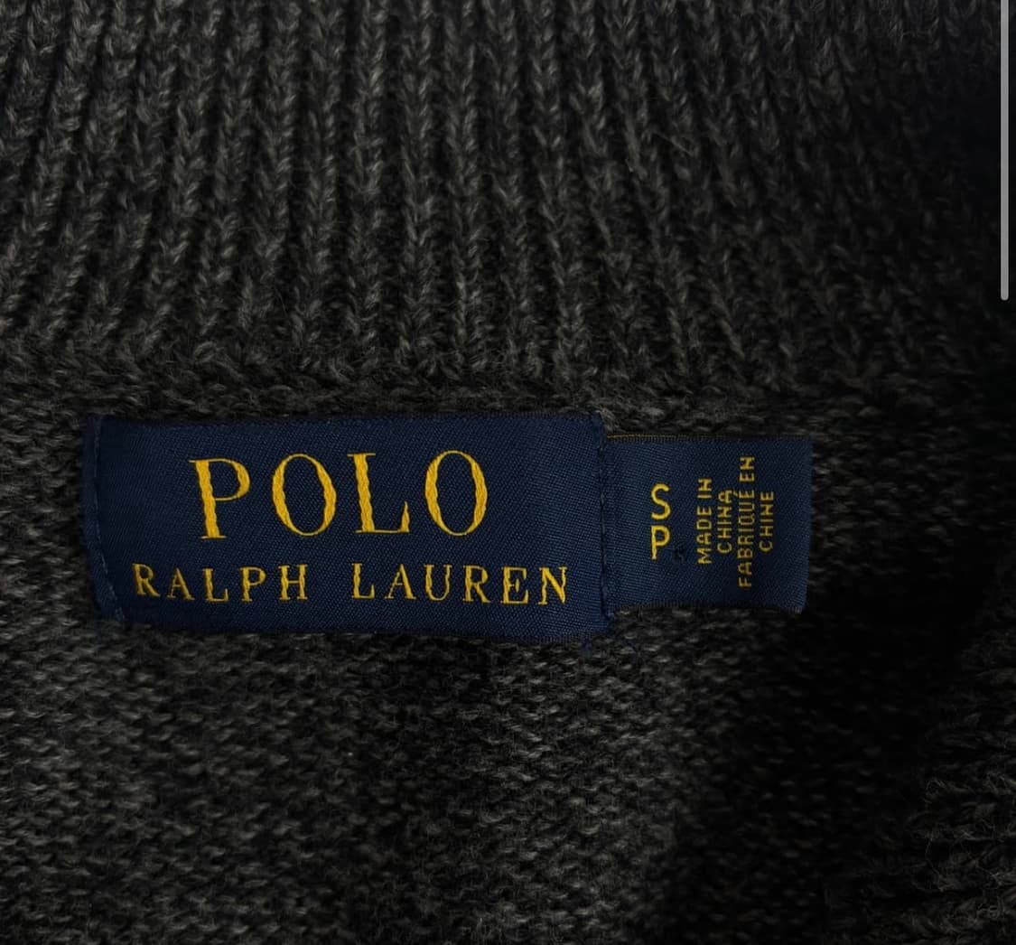 폴로 반집업 니트 상품이미지3